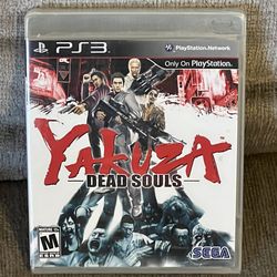 New, SEALED YAKUZA DEAD SOULS PS3 PlayStation 3 Game
