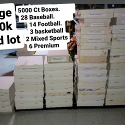 Sports Cards 250,000 Count Lot! Baseball Cards Football Basketball