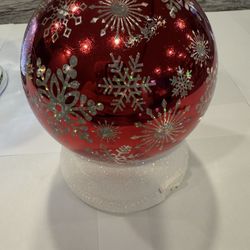 Northlight Snowflake Water Globe