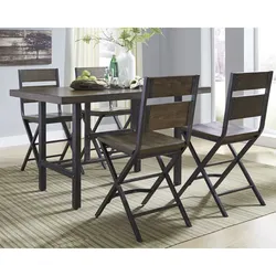 Kavara Counter Height Dining Table and 4 Barstools Monumental Bargain Extravaganza