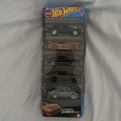 Hot Wheels 5 Pack Fast & Furious, And Formula F1