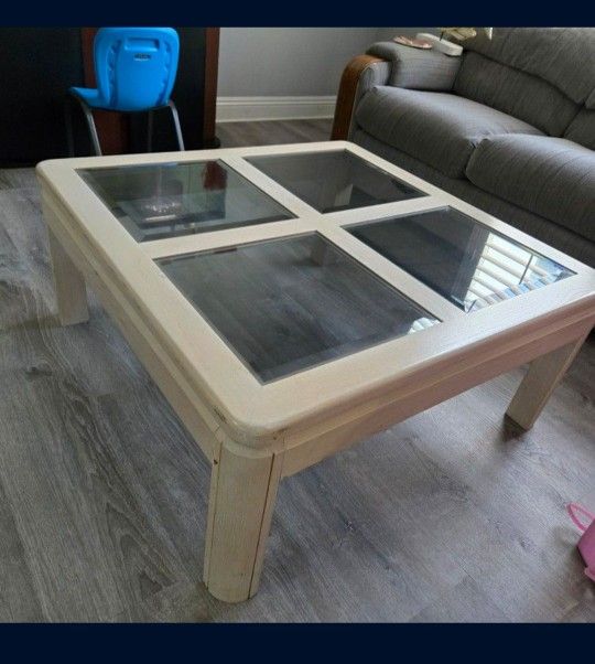 Glass Top Coffee Table