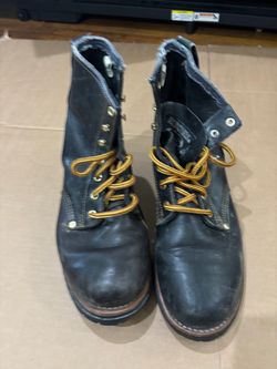 Used Skechers black Work Boots sz 11