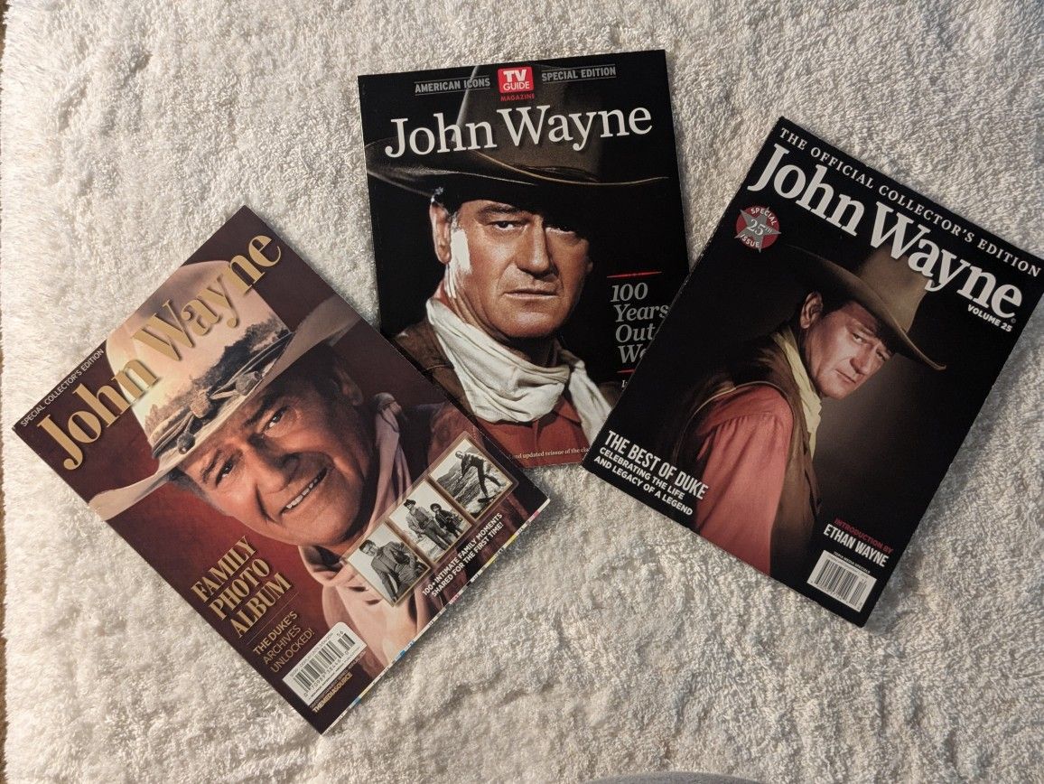 John Wayne Set of 3
