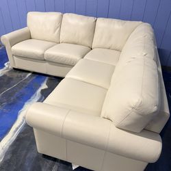 NEW Sectional Orid Valencia real top grain REAL leather