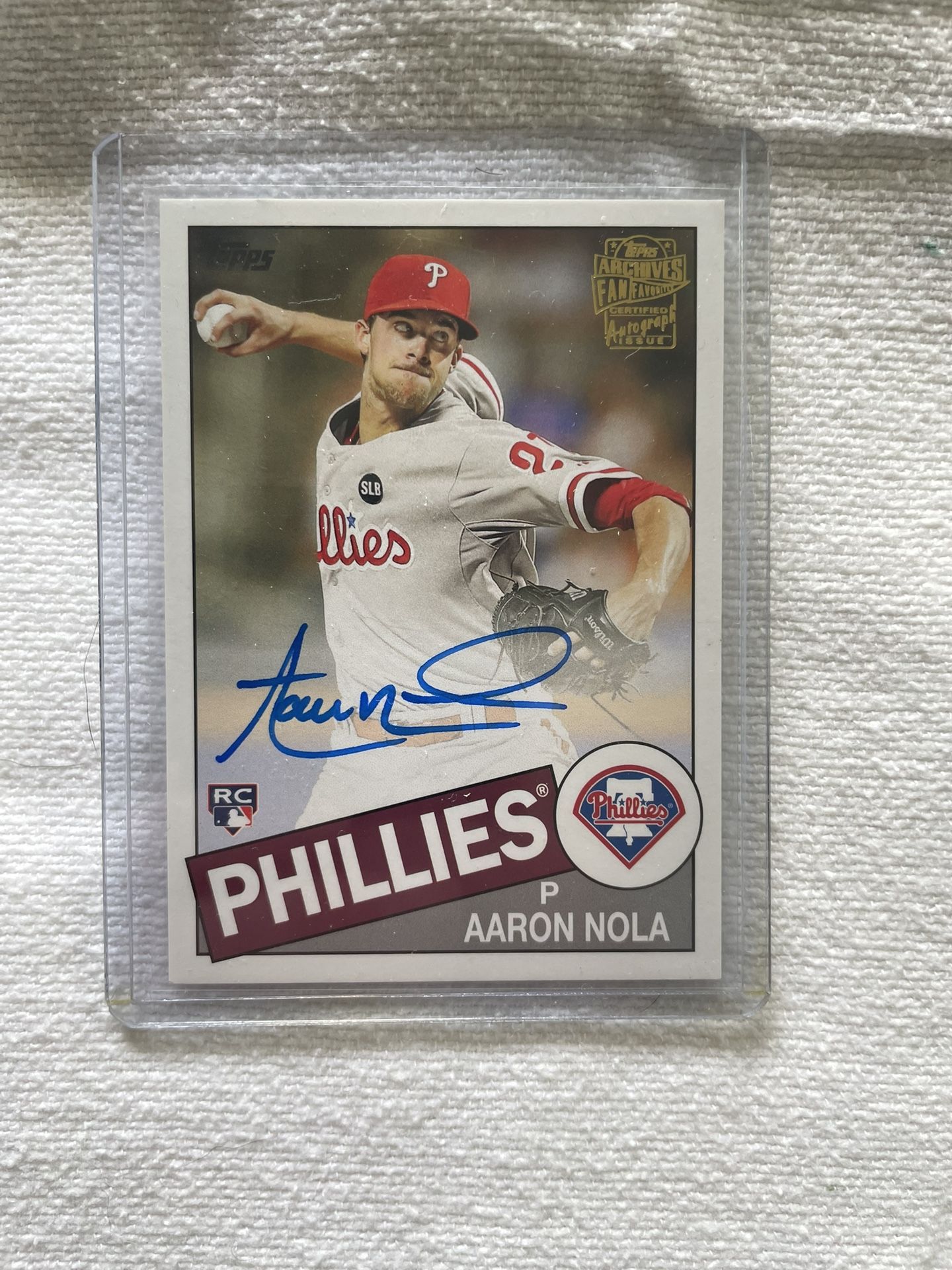 2016 Topps Archives Fan Favorites Certified Autograph Issue Aaron Nola