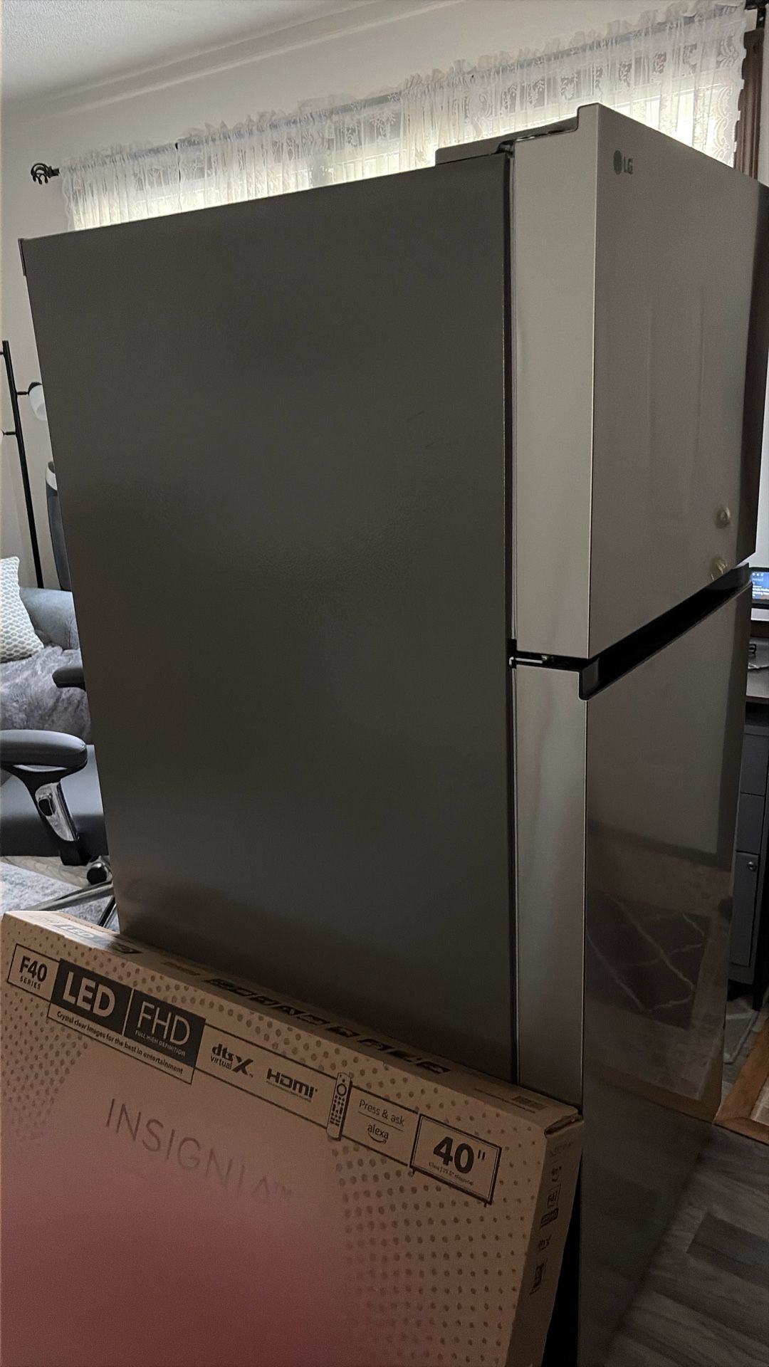 Lg Stainless Steel Refrigerator 17.5