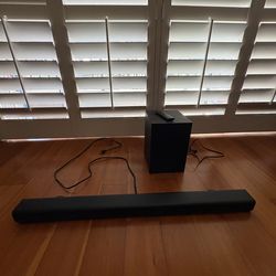 Insignia Soundbar + Wireless Subwoofer (2.1 Channel) – Deep Bass, Great Condition
