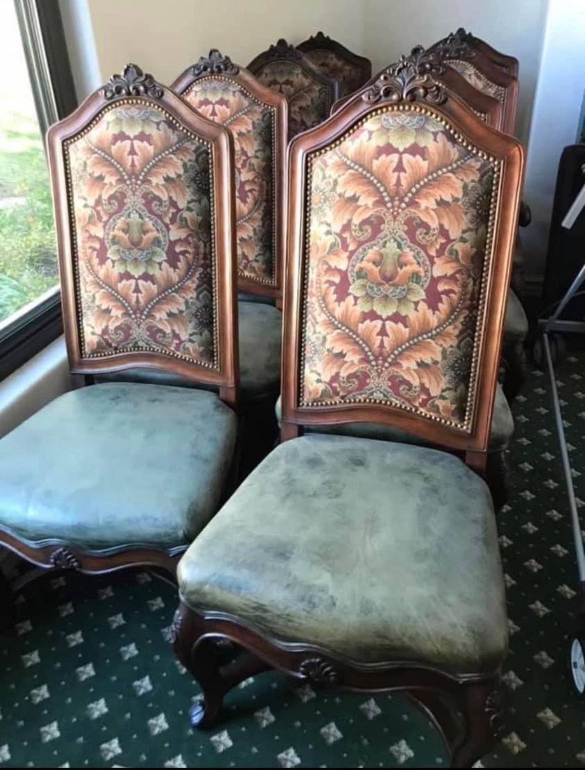 Custom French Louis XV Style dining chairs 250$ Each