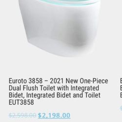 BRAND NEW EUROTO 3858 Smart Toilet