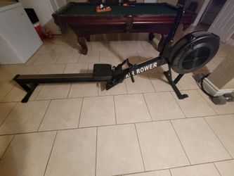 Oarlike Air Resistance Rowing Machine