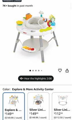 Skip Hop Explore & More Baby's View 3-Stage Activity Center