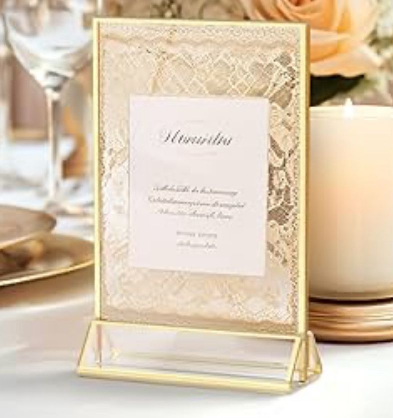 Acrylic Gold Frame