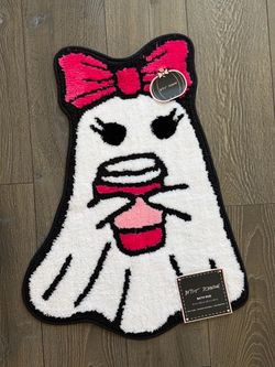 Halloween Ghost Bath Rug!