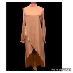 cold shoulders high low tunic size M