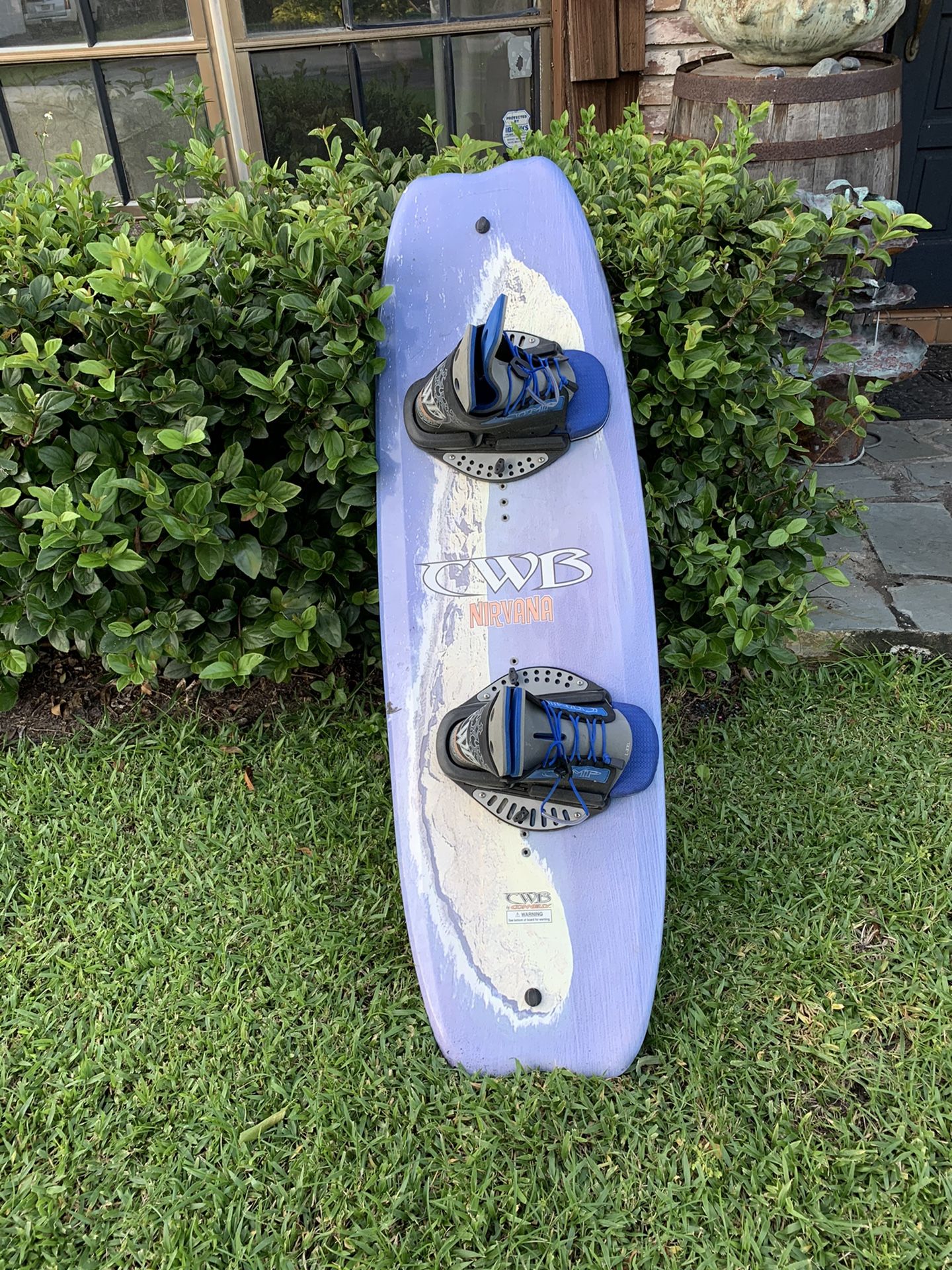 CWB Connelly Nirvana Wakeboard boat wake surf board with boots