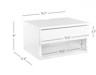 Floating nightstand (white) brand new never used (MUST PICKUP)
