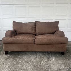 Brown Loveseat Couch