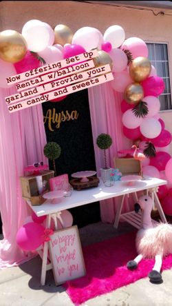 Flamingo party decor !