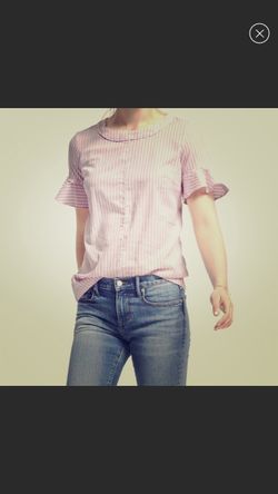 Like New Sold Out Ruffle Short Sleeved Blouse XS