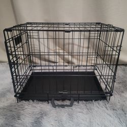 New In Box 18" Small Dog Crate Cat Cage With Tray. Portable Pet Kennel Jaula De Mascota  Pet Anxiety Cage