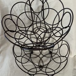 2 Tier Fruit Bowl Basket