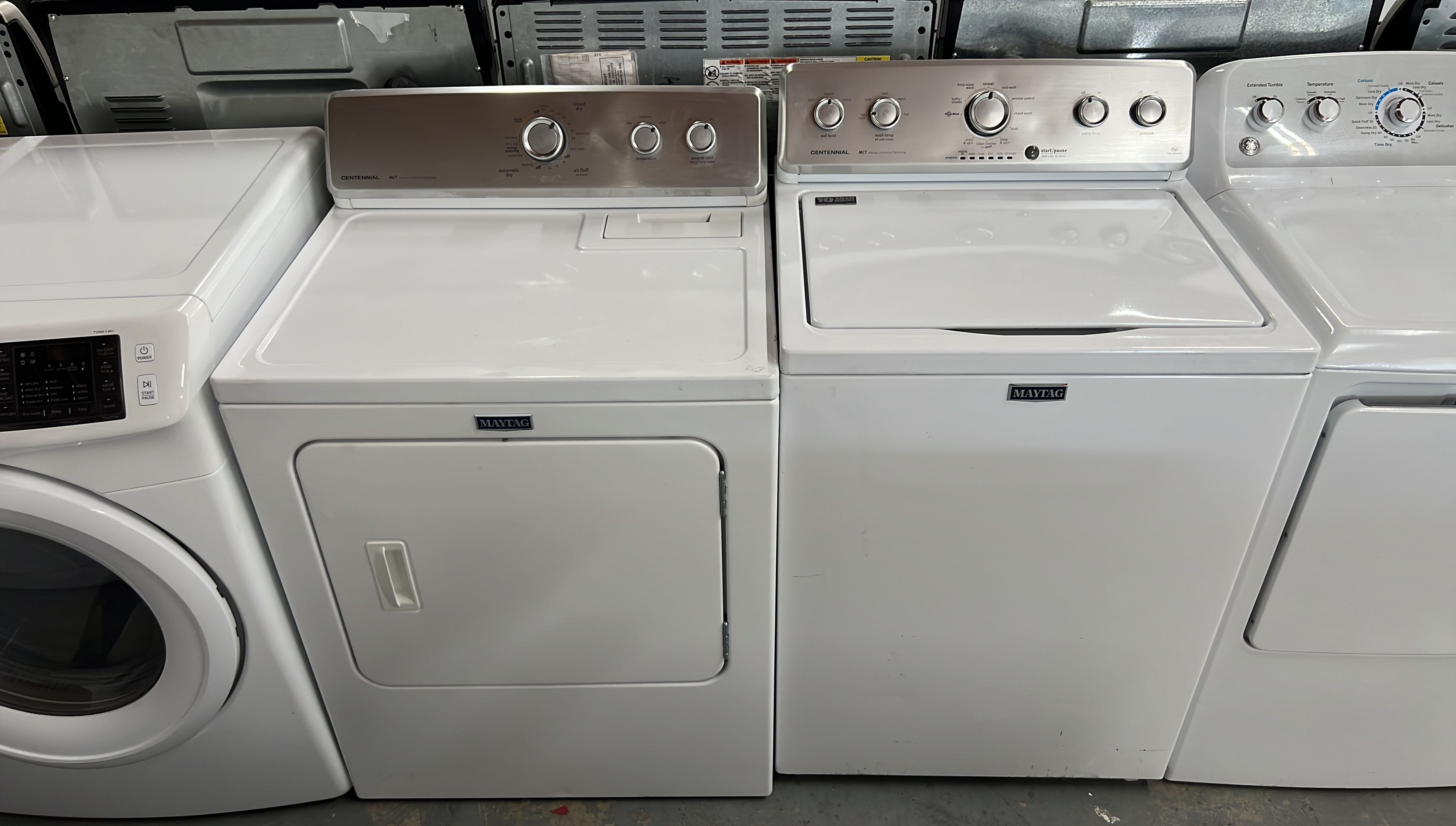 Maytag Electric Washer Dryer Apartment Size Heavy Duty
