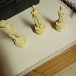 Antique Chess Pieces 