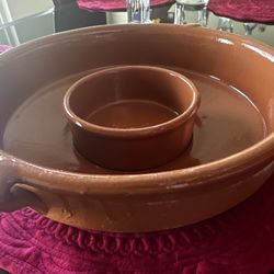 IDG Large Handmade Clay Bowl 