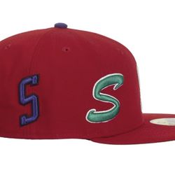 Supreme Multi S New Era Fitted Hat Red 7 1/2