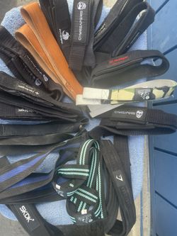 Lifting Straps —/ Huge Supply …. Various Brands / Lengths etc. $5 Ea call for more i