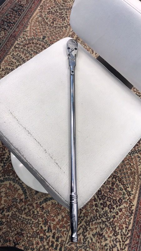 Snap On Slx80a 1/2" 80 Tooth 24" Long 4.5 Degree Locking Flex Head No Trades Must Pick Up From Kent