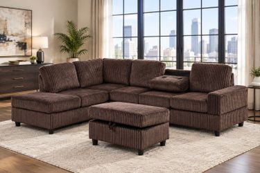 New Curdoroy Sectional