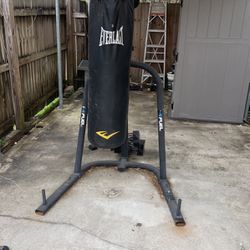 Free Standing Punching Bag And Fixture 