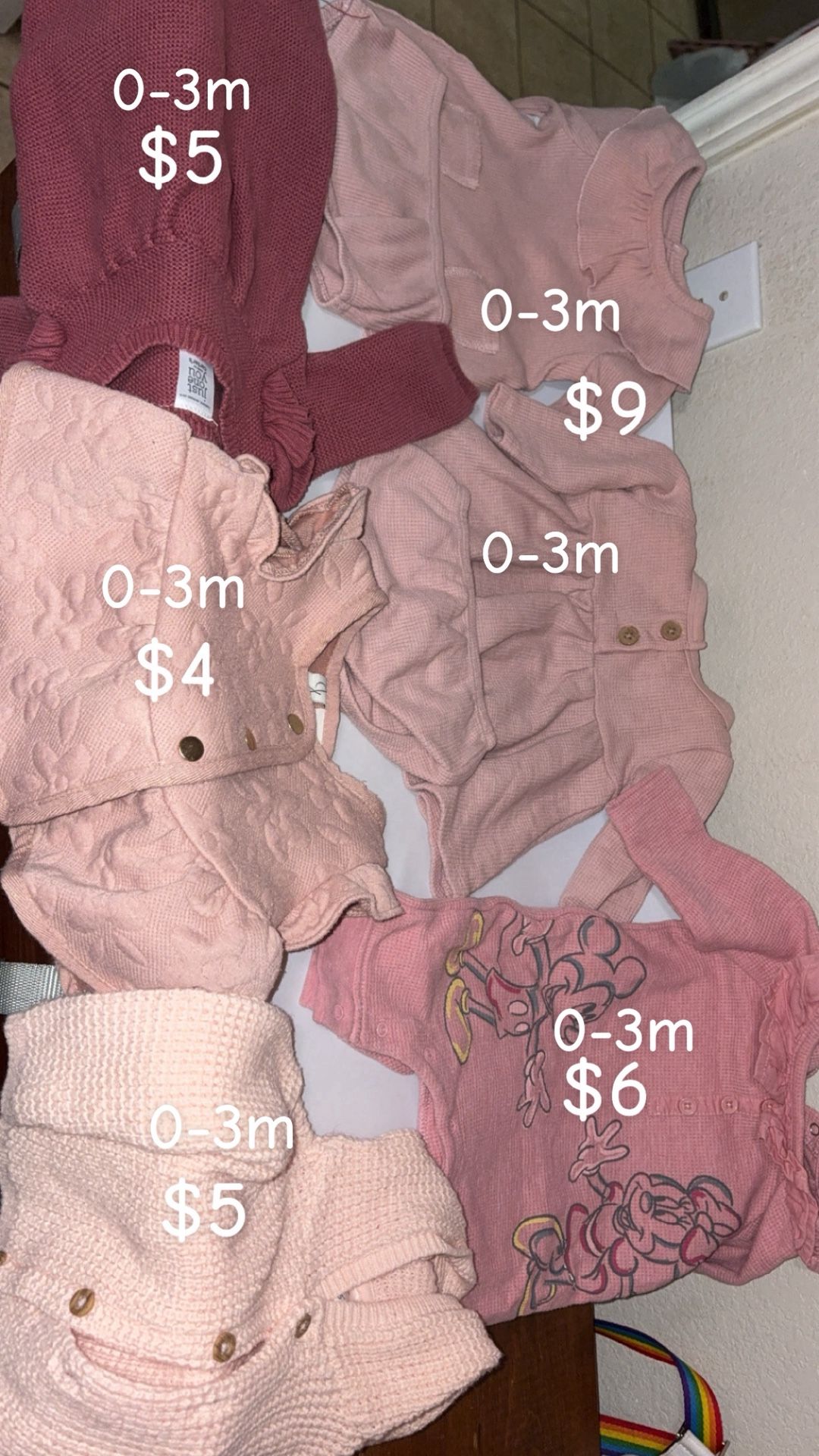 0-3 Month Babygirl Clothes