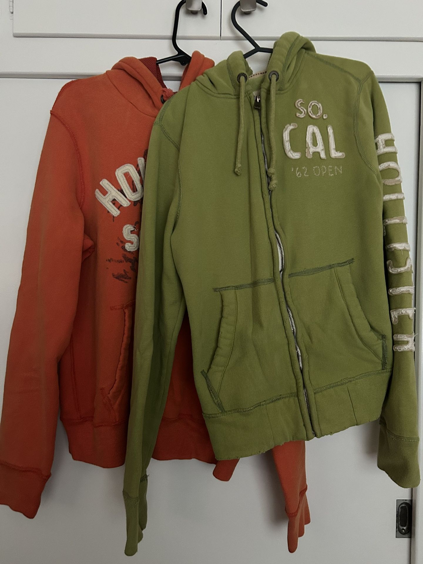 Two Hollister Vintage Hoodies