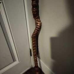 Full Burl Wood Walking Cane — Artisan Quality