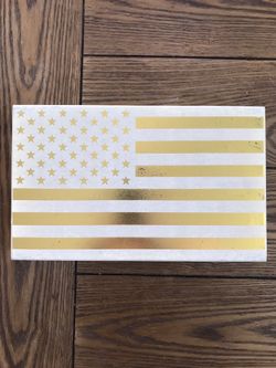 American Flag Box Sign