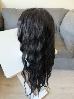 Brand new : 27inxh half wig human hair