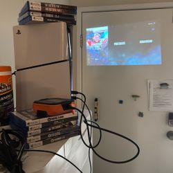 Rare Playstation 5 with 9 games