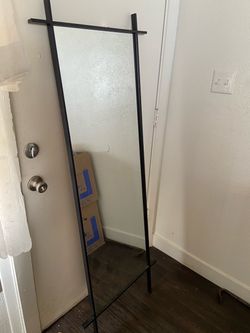 Threshold designed with Studio McGee 24” × 64” Cross Corner Leaner Mirror