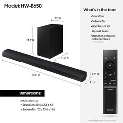 samsung sound bar and subwoofer 