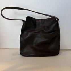 Coach 9180 Black Leather Vintage Legacy Shoulder Bag Made in USA