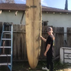 Custom Chuck burns Surfboard