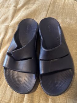 Oofos Blue Sandals