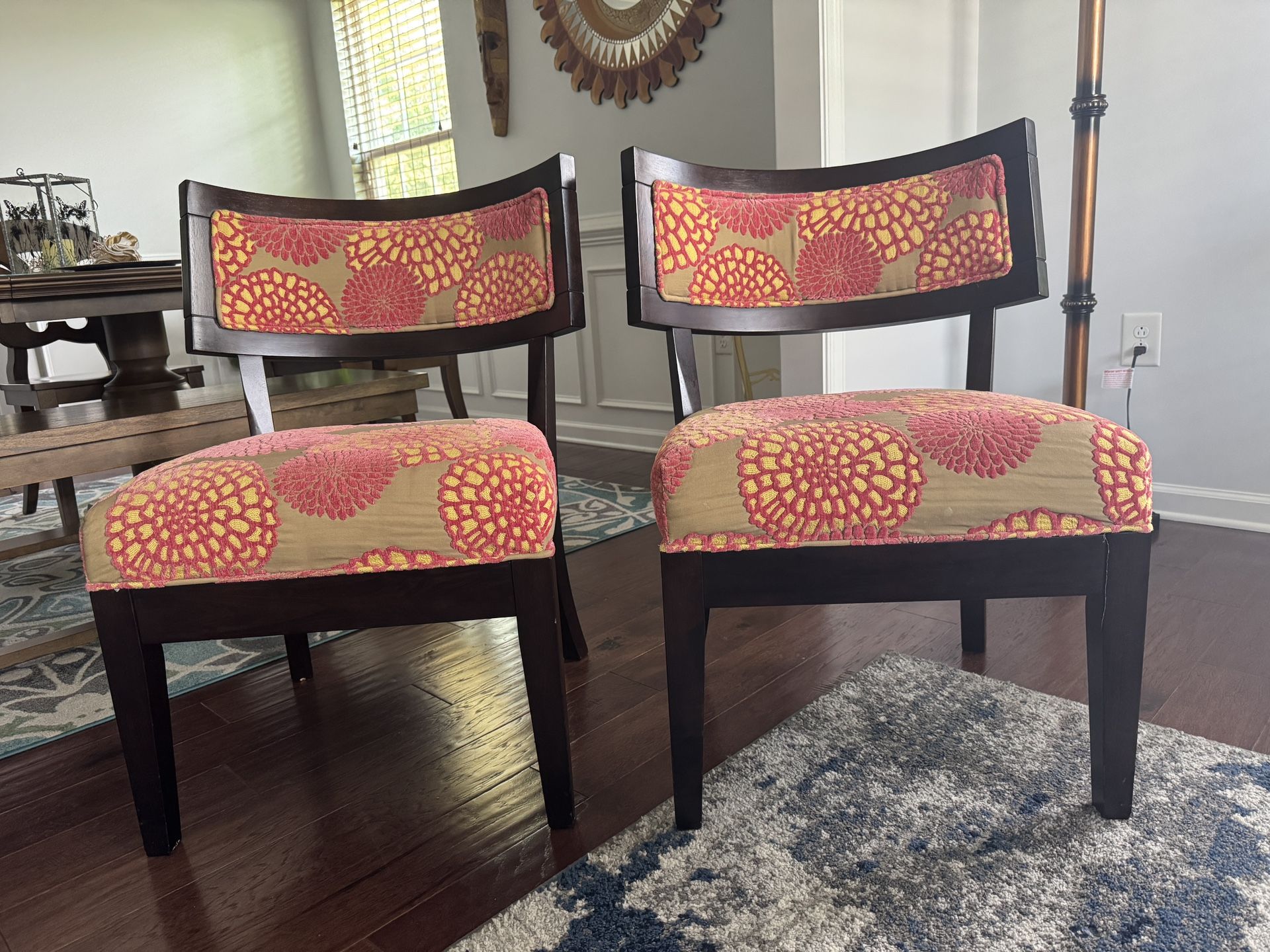Two Accent Chairs In Almost New Condition