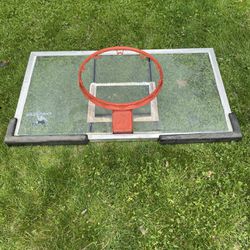 Silverback In-Ground Basketball Hoops, Adjustable Height Tempered Glass,60”