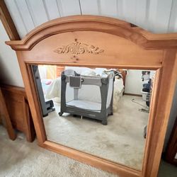 Oak Bedroom Set (full Size Bed)