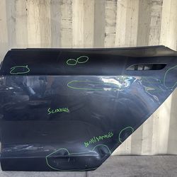 2021 2022 2023 2024 TESLA MODEL S REAR LEFT DRIVER SIDE DOOR SHELL OEM