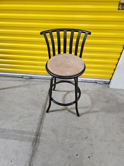 Brown metal Stool